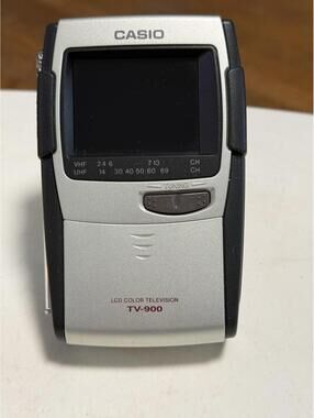 Vintage Casio TV-900 Portable LCD Color Mini TV – Working Retro 90s Collectible